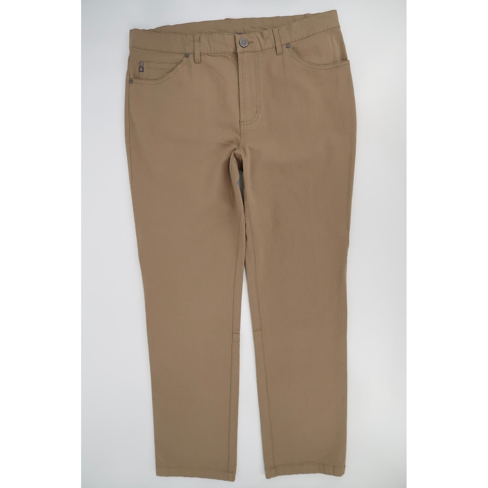 Free Fly Pants Mens 36x30 Tan Bamboo Blend 5-Pocket Outdoor Casual 5400‎